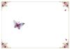 Blank Butterfly & Roses Insert