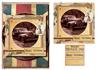 Vintage Car & Flag A5 + decoupage