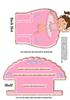 Ballet Dancing Shelf Card Shelf and back slot set