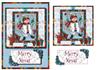 Merry Xmas Snowman A5