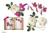 Book Cream Silk Rose 3-DWJ