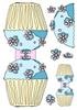 delicious cupcake shaped card