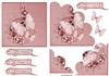 Butterfly in the pink topper with scalloped corne