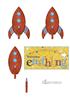 Rocket Launch 4 Drawer Easel Card Layers