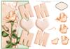 MUM & PEACH ROSE Over the Side card