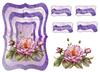 Floral (Shaped card No 1a)