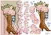 VINTAGE ROSES IN BOOT Sister Over the Edge