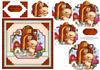 NEW HOME WOODLAND CRITTERS Pyramid Decoupage