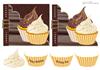 Chocolate cup cakes Topper/Card front