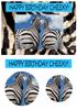 HAPPY BIRTHDAY CHEEKY! A5 topper