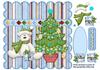 Christmas 8x8 topper and decoupage-DWJ