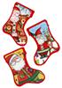 Santa Christmas stockings toppers