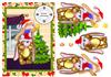 cute bunny tree - A5 xmas topper & decoupage 