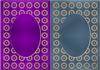 Card fronts purple denim gold-DWJ