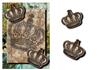 Steampunk Crowns A5 + decoupage
