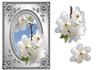 Silver Frame Blossom A5 + decoupage