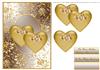 Hearts On Gilded Gold frame