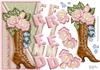 VINTAGE ROSES IN BOOT Friend Over the Edge