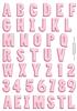 PINK ROSE Over the Side Word Kit sheet 3