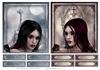 2 Gothic Rose Toppers