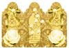 Golden wedding screen