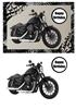 motorbike birthday A5 + decoupage