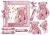 Baby Girl Teddy Bear Topper