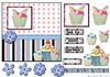 cute cupcakes card and toppers