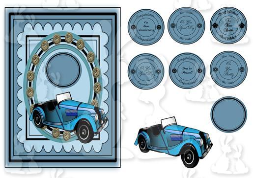 A5 card (For all Occasions No 8)