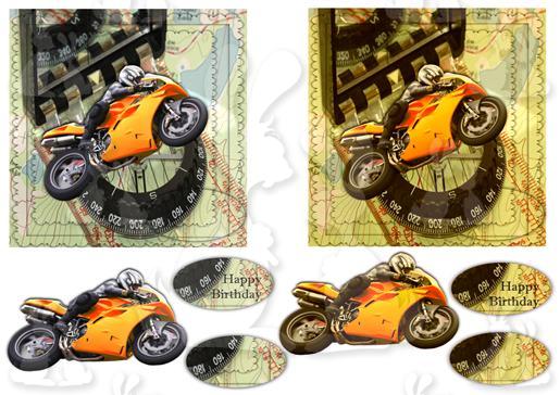 2 Squared card ( Men's No 2)