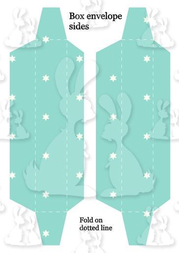 Blue Box Envelope Sides