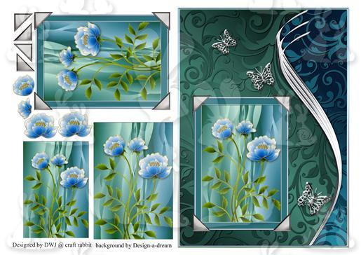 Blue Flowers-DWJ