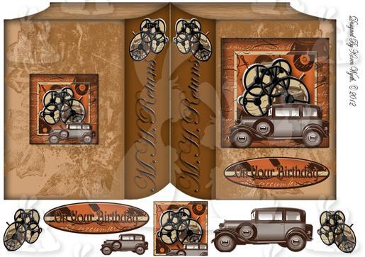 Mens Book Cover Quick Card