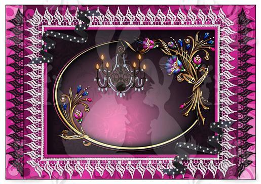 Glamourour Pink and Black-DWJ