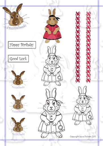 FuzzyCheeks Digi Stamps Gypsy2a
