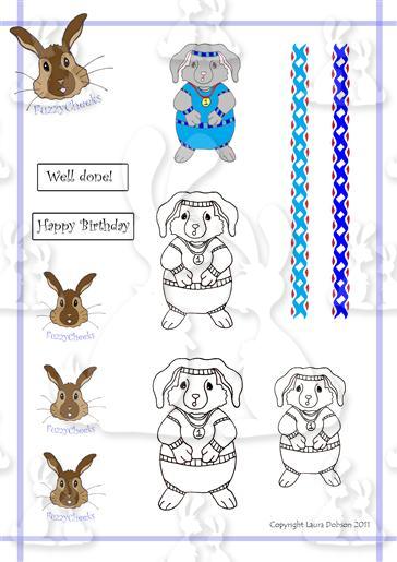 FuzzyCheeks Digi Stamps gymbun