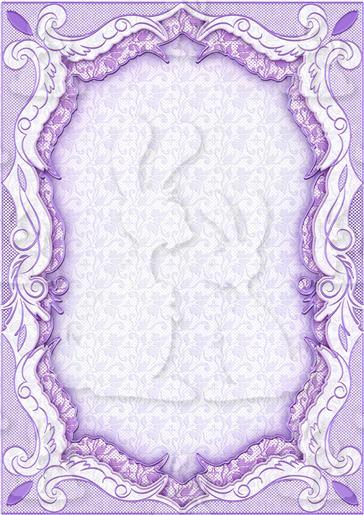 CU4CU A4 LILAC LACE FRAME