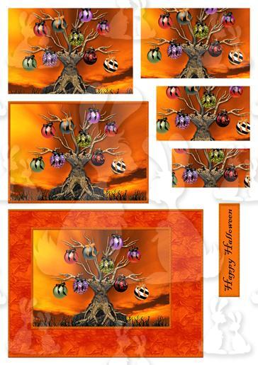 Halloween Tree Pyramid