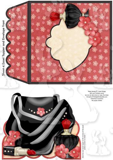 BLACK ACCESSORIES Easel Card Kit sheet 4