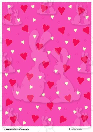 Dotty Red Hearts Pink