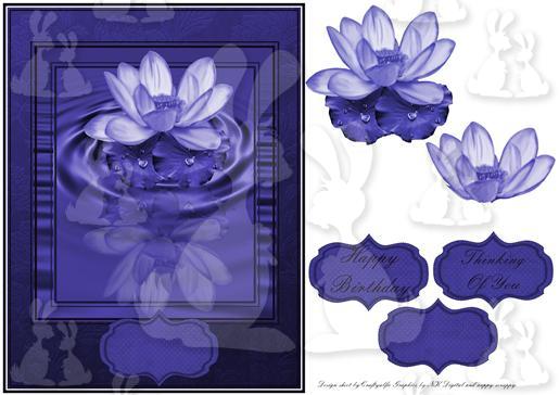 Blue water lilly Thinking of You