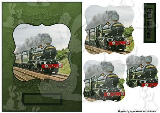 Train card front male