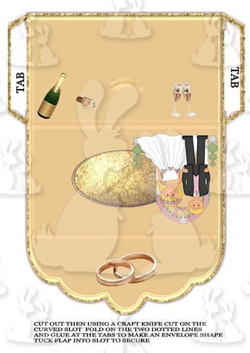 Wedding Day Money Wallet gift envelope