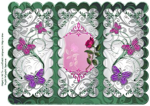 Scallop trifold Flutters 3-DWJ