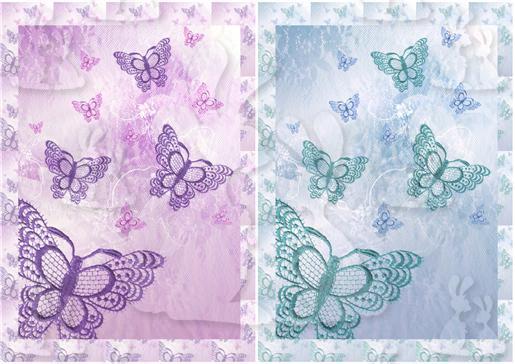 Lace Butterflies Backgrounds