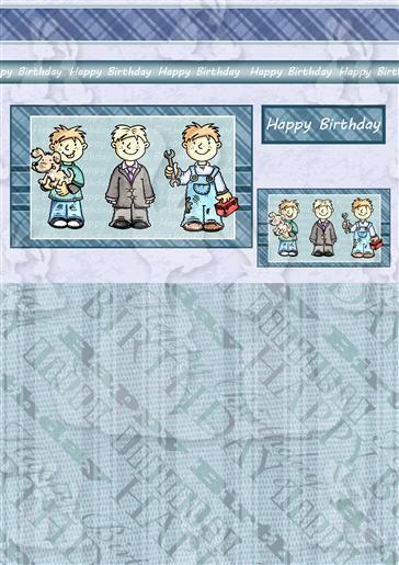 Alfie Bunting Landscape Card