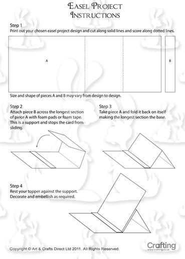 Easel Card Instructions
