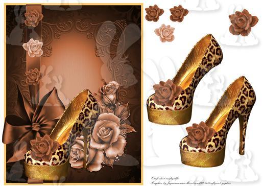 Rose Shoe card front