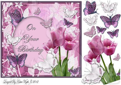 On Your Birthday Tulip Flutter