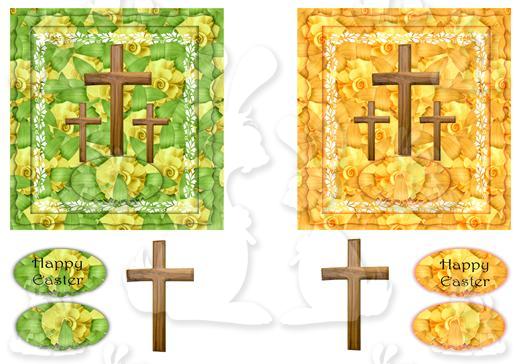 2 Square card (Easter No2)